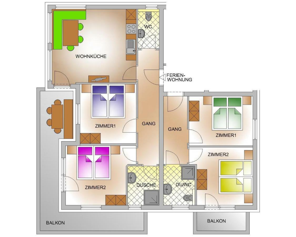 Schweinberger Sixtus Appartement Aschau Im Zillertal Buitenkant foto